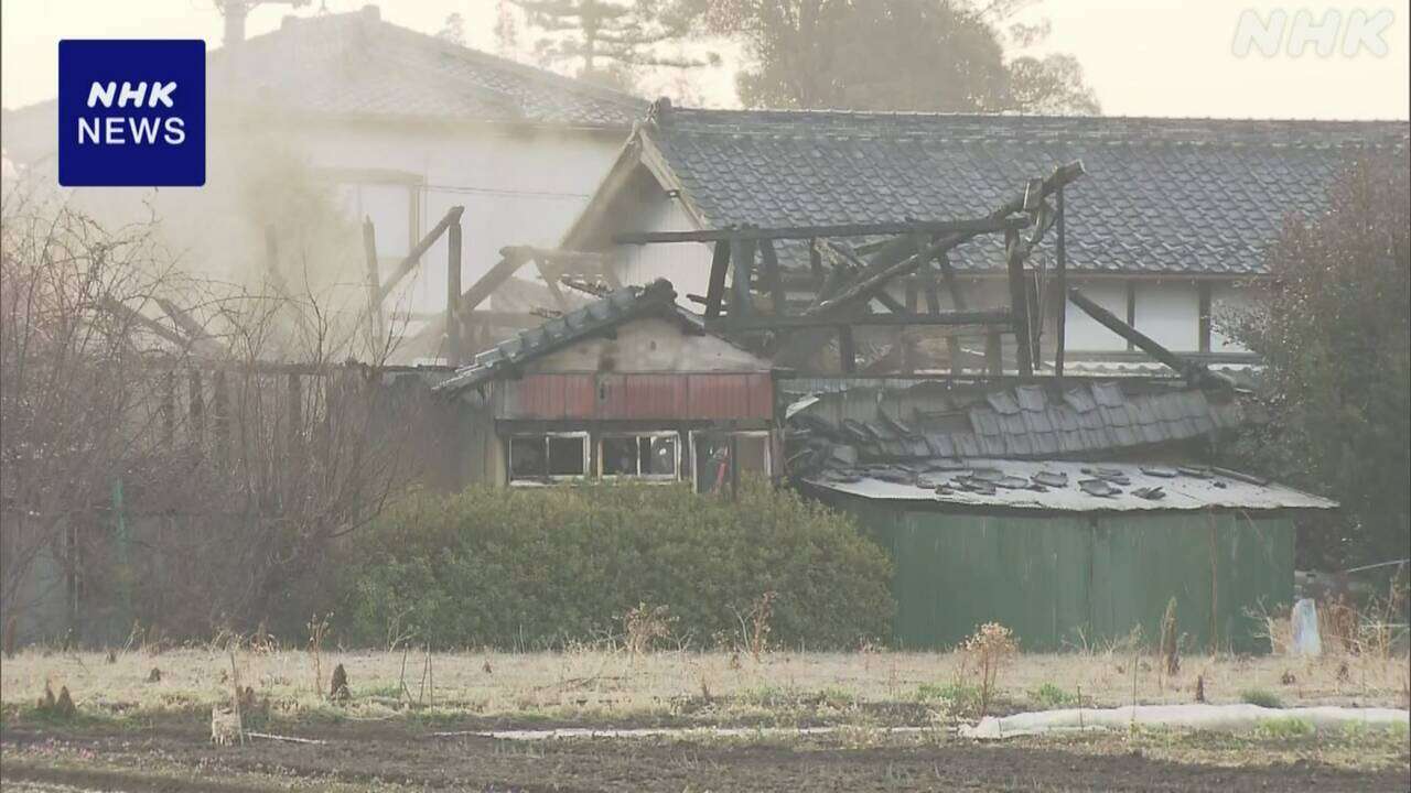 埼玉 川越 住宅火事で2人死亡 高齢のきょうだいか