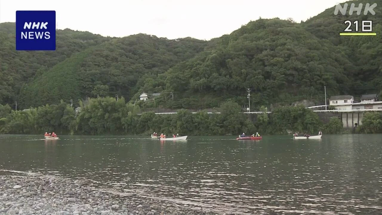 高知 いの町 川遊び中に行方不明の男性死亡 川の中で見つかる