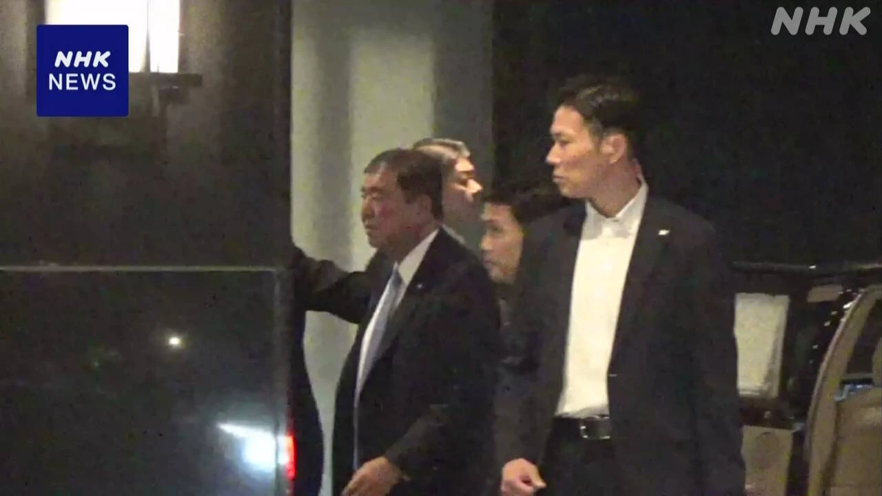 石破首相 閣僚らと会談 臨時総裁選めぐり意見交わしたか