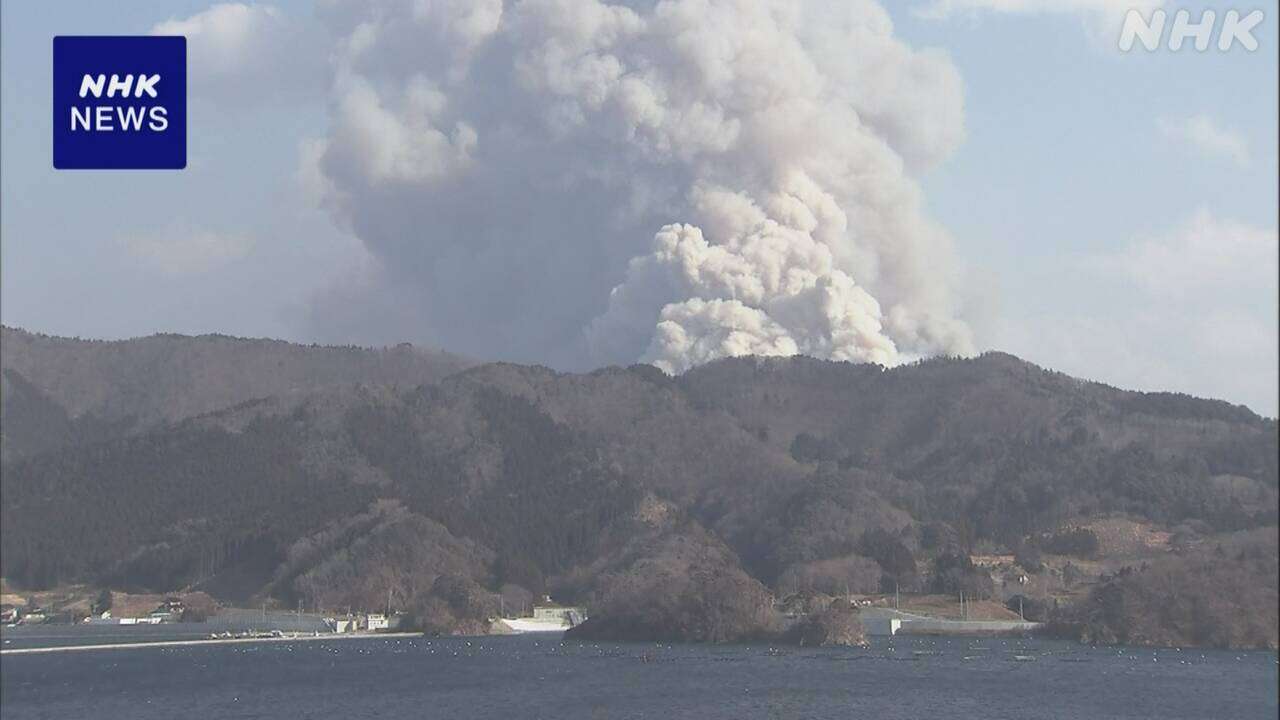 【ライブ】岩手 大船渡 別の山林火災発生 周辺地区に避難指示