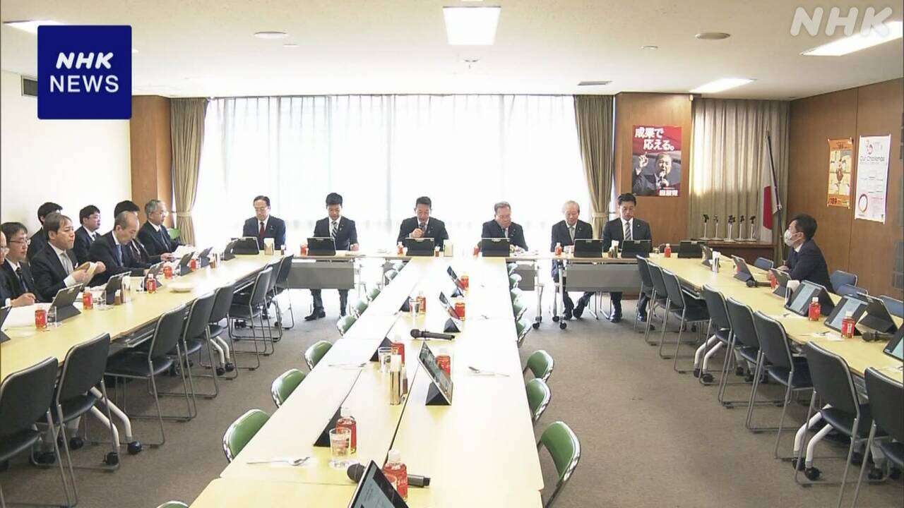 災害対策基本法などの改正案 自民が会議で了承 国会提出へ