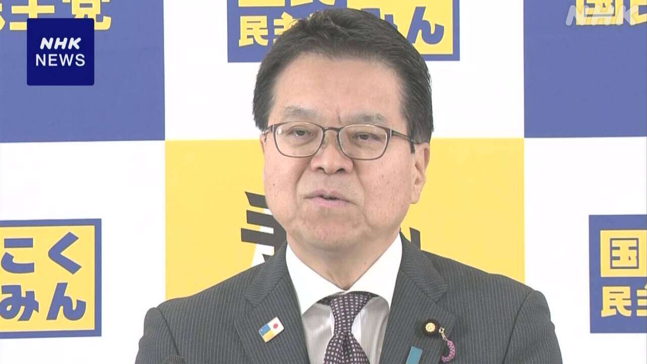 年収103万円の壁 国民 浜口政調会長「与党側から新提案を」