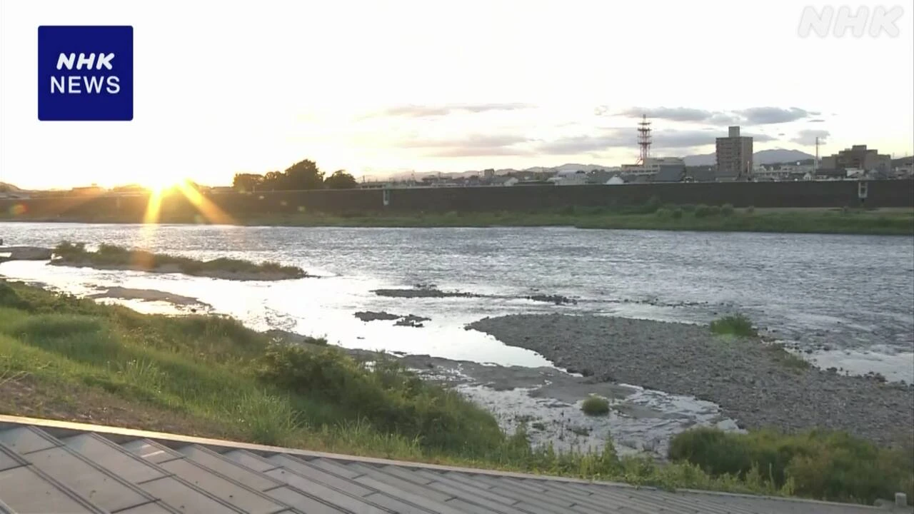 岐阜 可児 木曽川で男子中学生が溺れて死亡