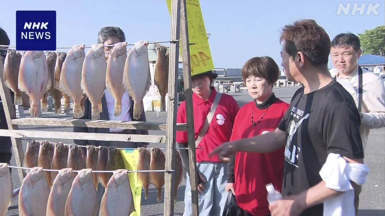 被災した輪島の朝市組合 名取閖上の朝市で復興学ぶ 宮城