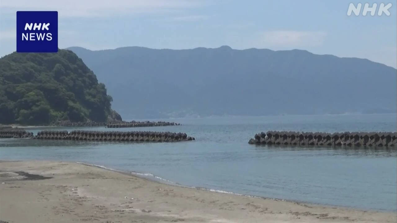 海岸でミャンマー国籍の男性死亡 遊泳中に溺れたか 福井 敦賀