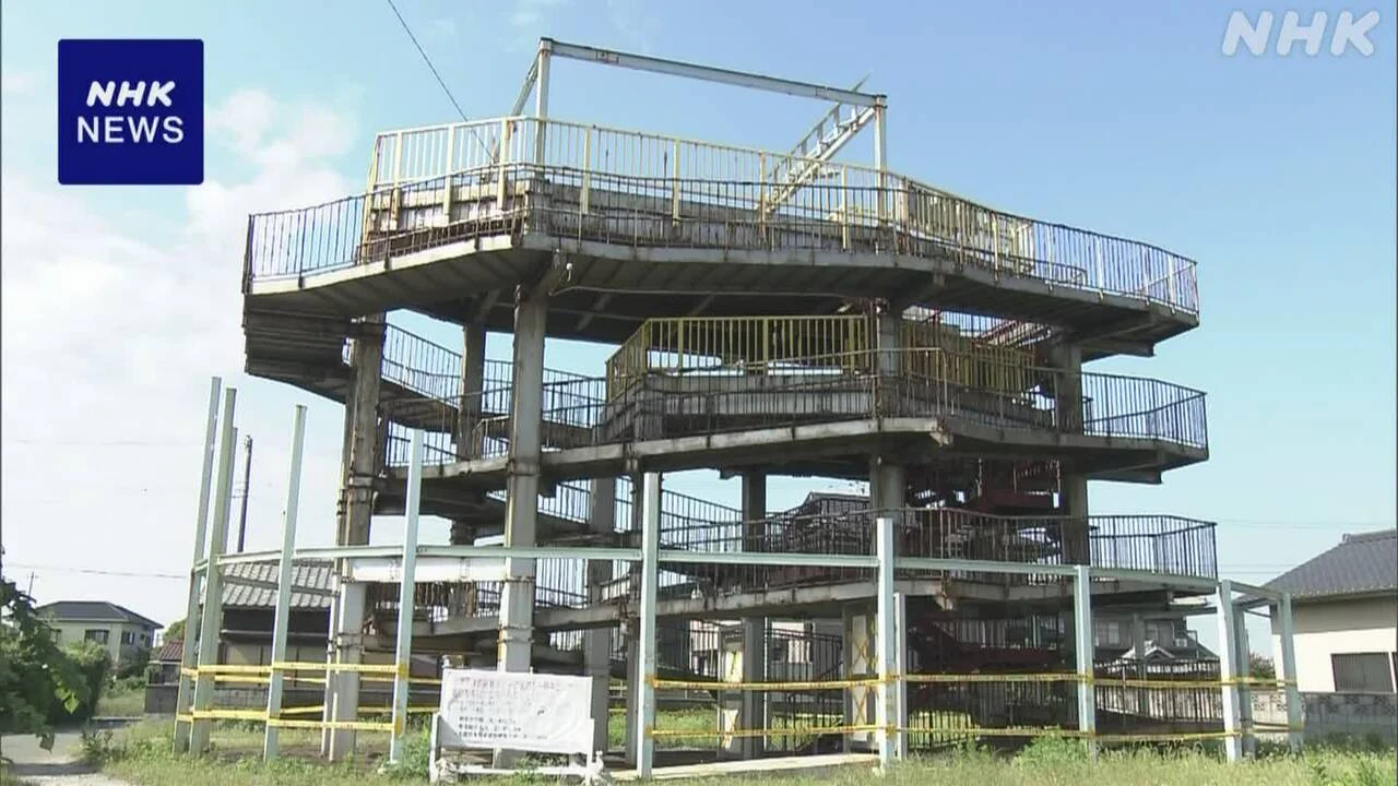 千葉 匝瑳 津波避難タワー1基使用できず さびの進みが原因