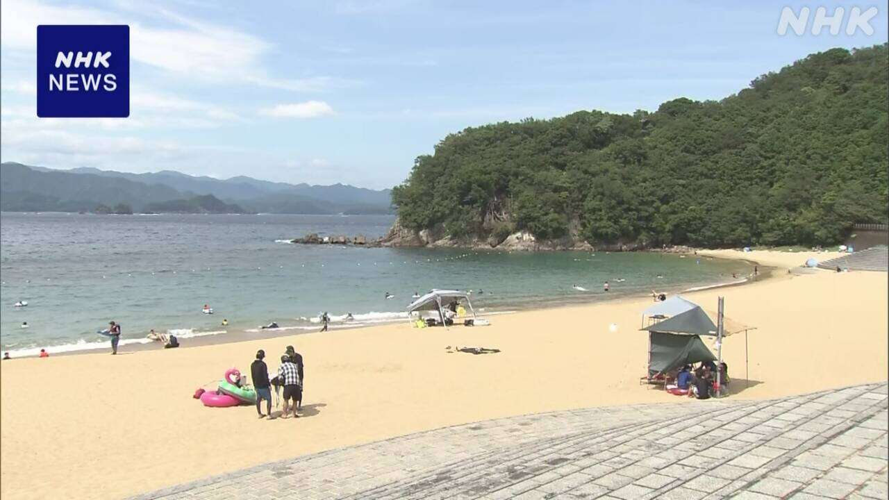 三重 紀北町 臨時情報で閉鎖の海水浴場 再開も客減少など影響