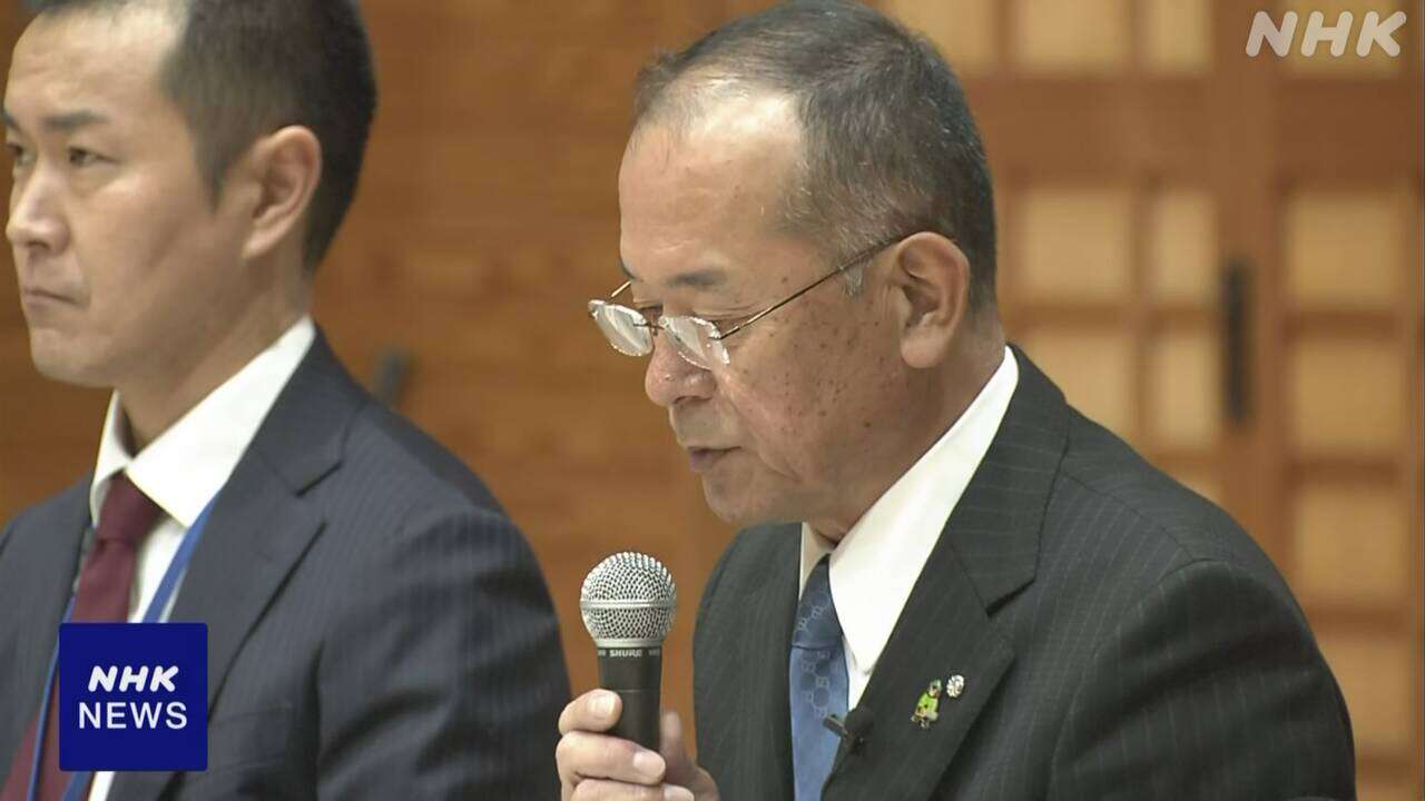 熊本 川辺川のダム建設で一部水没想定 五木村長が受け入れ表明