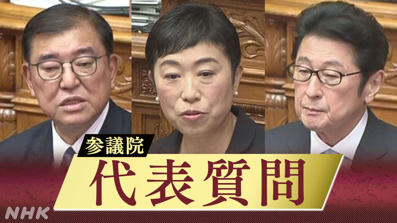 参議院 代表質問「年収103万円の壁」見直しめぐり議論