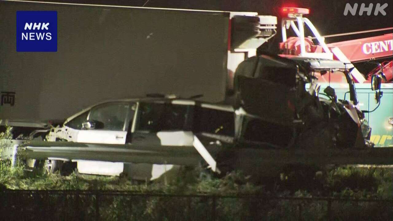 群馬 3人死亡事故 直前に法定速度上回る速度でトラック走行か