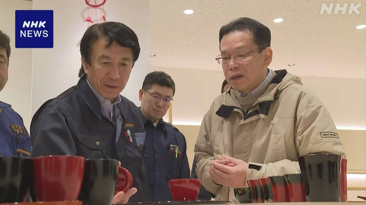 齋藤経産相「輪島塗」業界団体と面談 復興支援の考え伝える