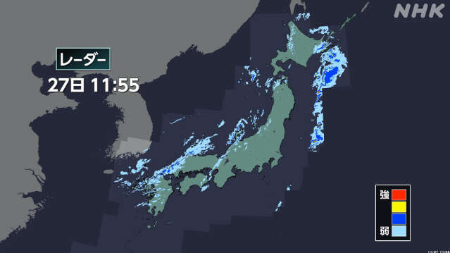 日本海側中心 あすにかけ大気非常に不安定 九州北部は暴風警戒