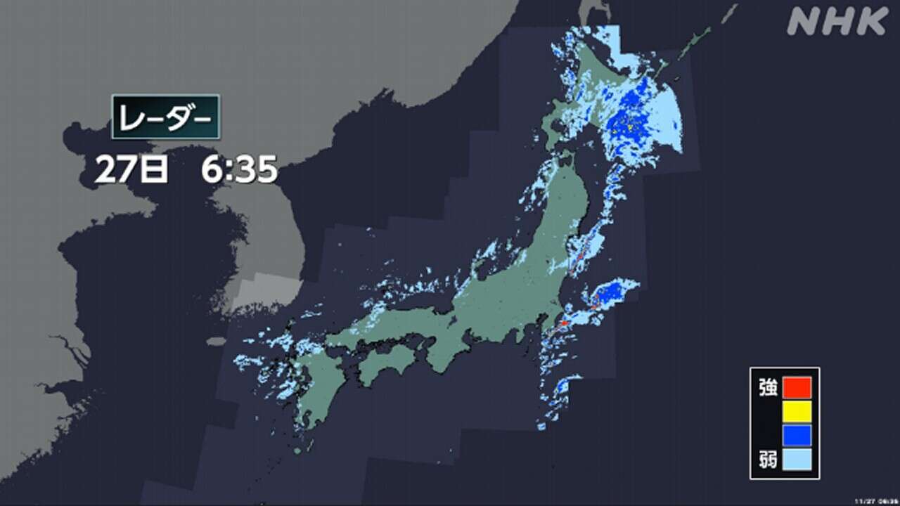 日本海側 急な強い雨や落雷など注意 九州北部など暴風にも警戒