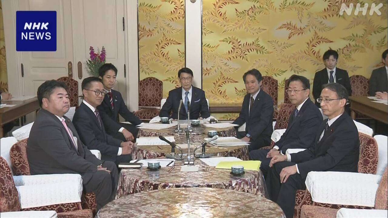 政治改革めぐり与野党7党協議 企業・団体献金の扱い焦点に