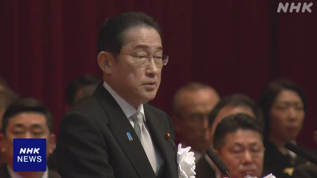 岸田首相“防衛力の抜本的強化 取り組む” 防衛大卒業式で訓示