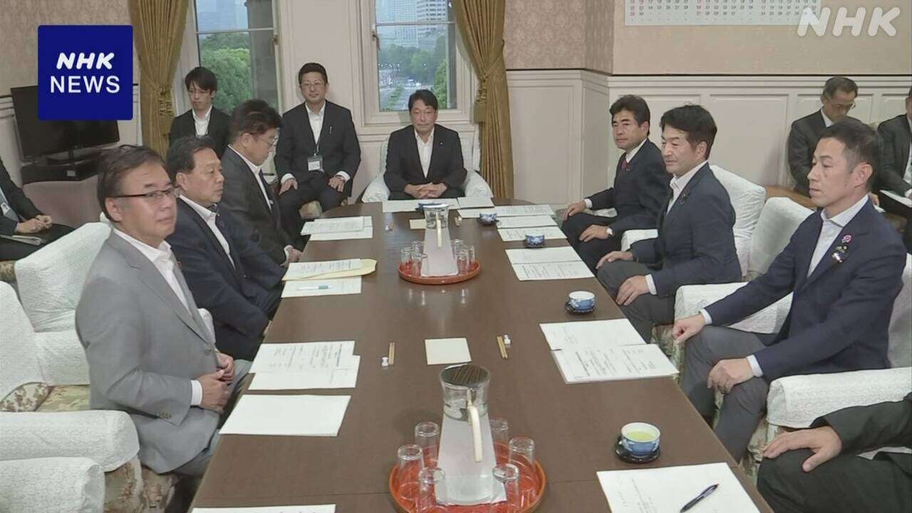 野党側 自民麻生派元議員“収入不記載”報道で閉会中審査要求