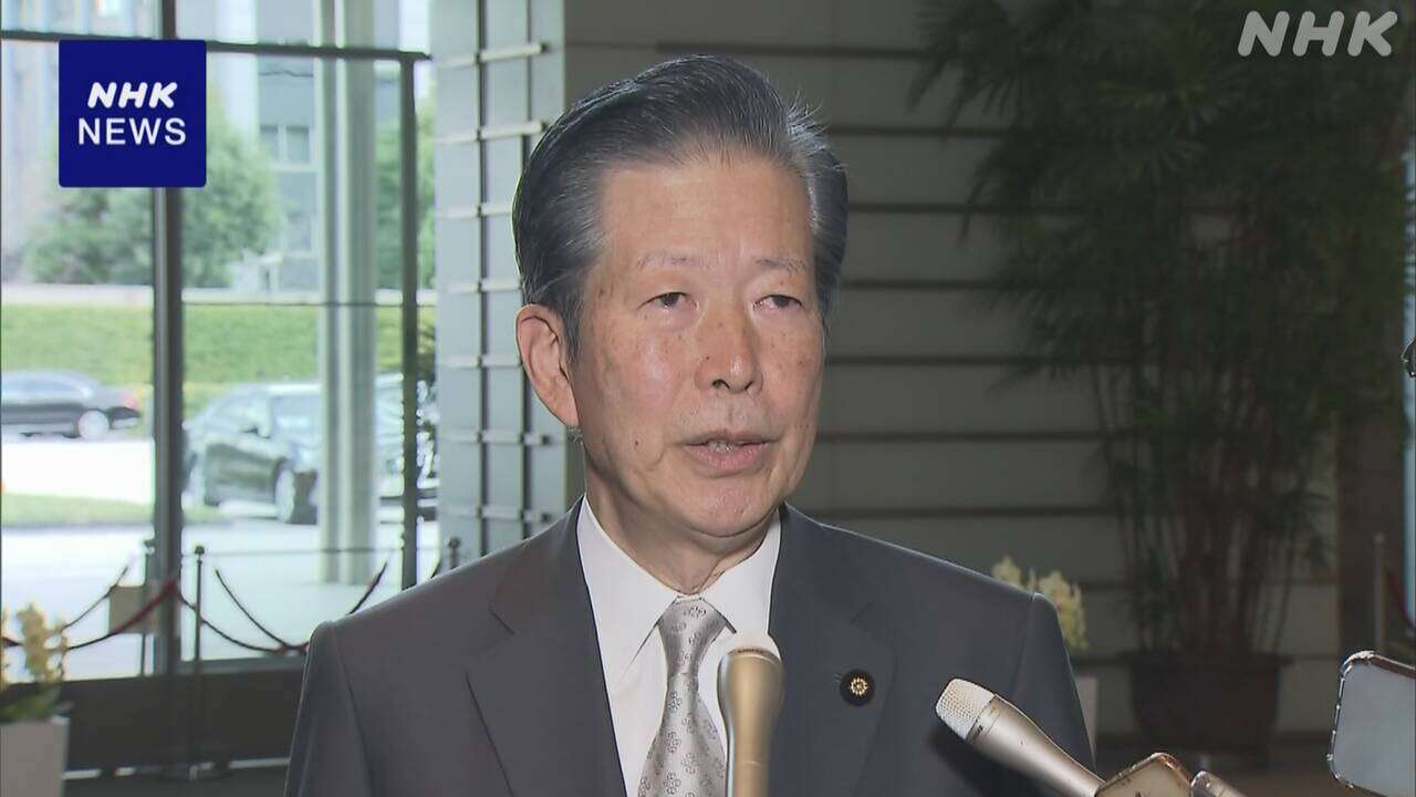 公明 山口元代表 衆参同日選挙 “望ましくない”