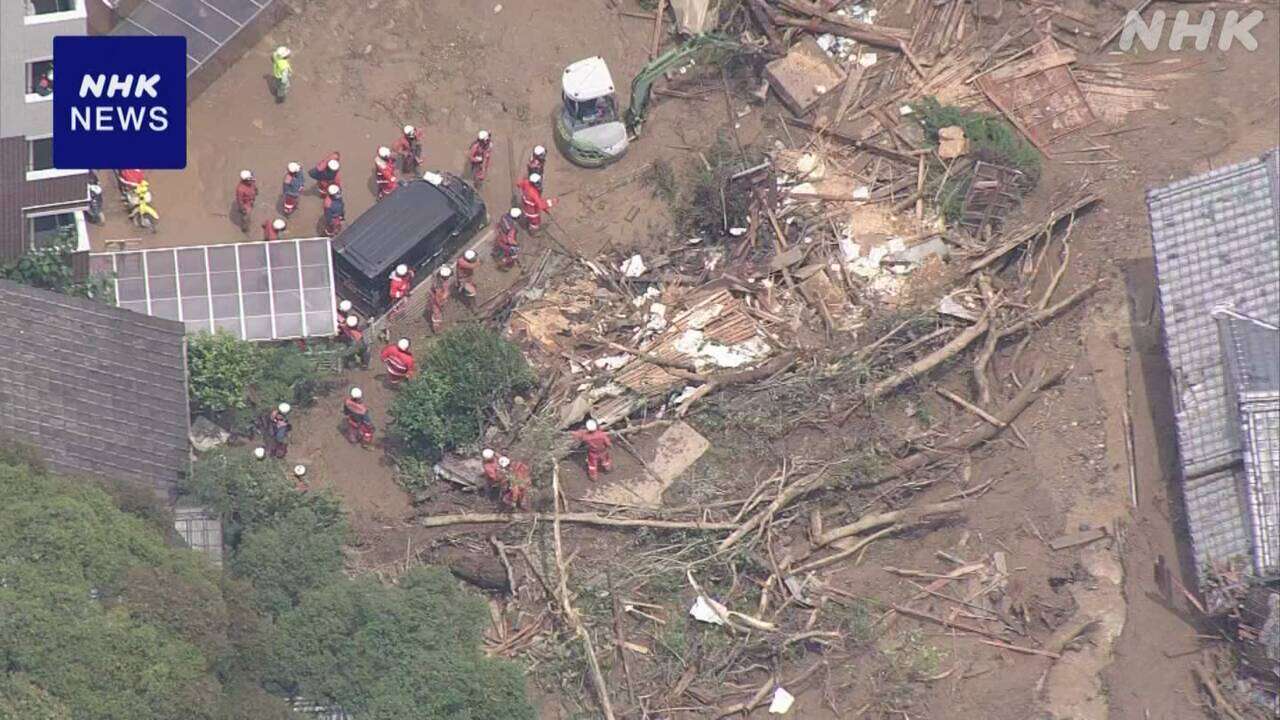 松山 土砂崩れ原因を調査へ 昨夏の大雨復旧工事始まったばかり