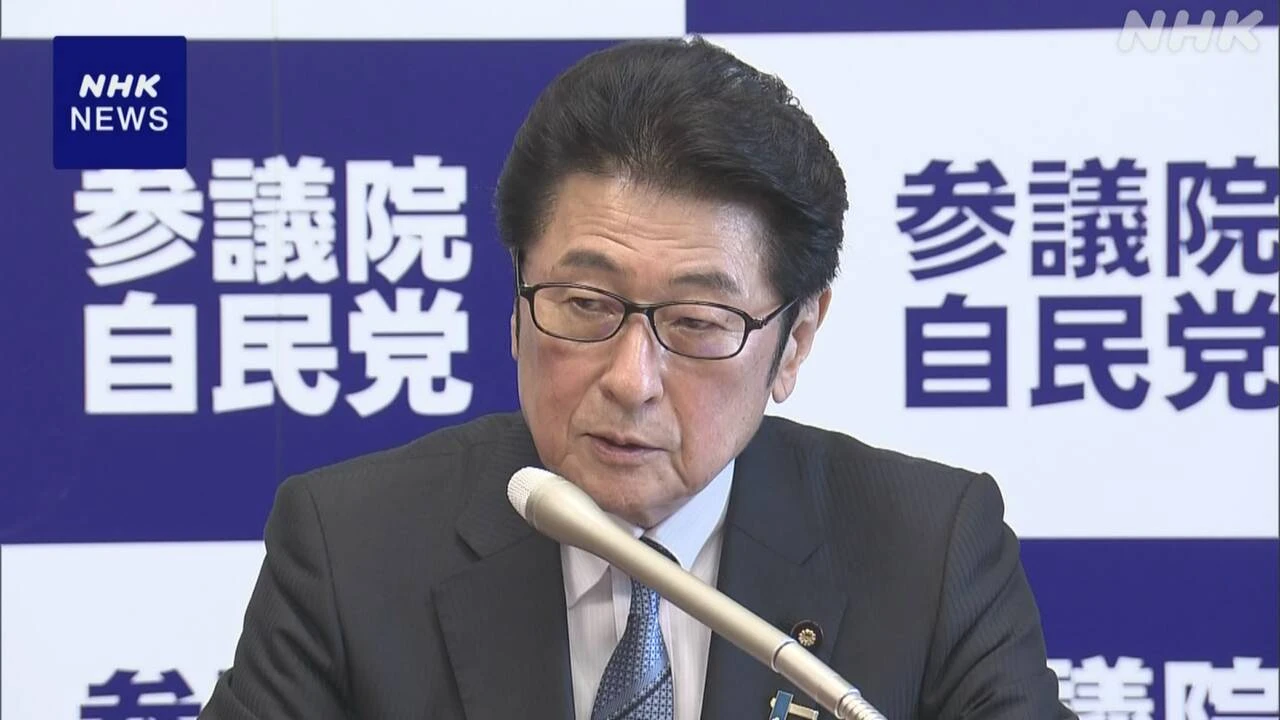 自民 松山参院幹事長“給付や社会保険料軽減 公約の選択肢に”