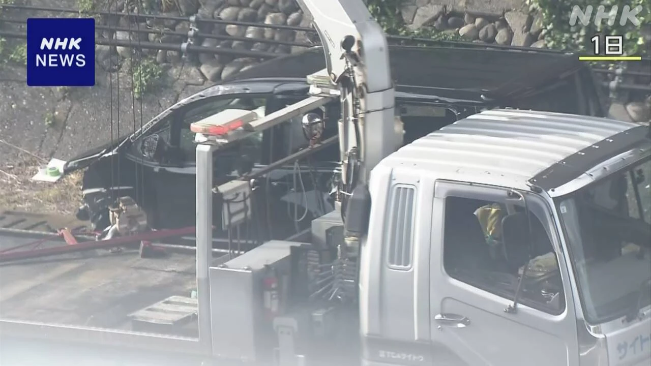 浜松 東名高速 車転落事故 同乗の2人は交際女性の子どもか