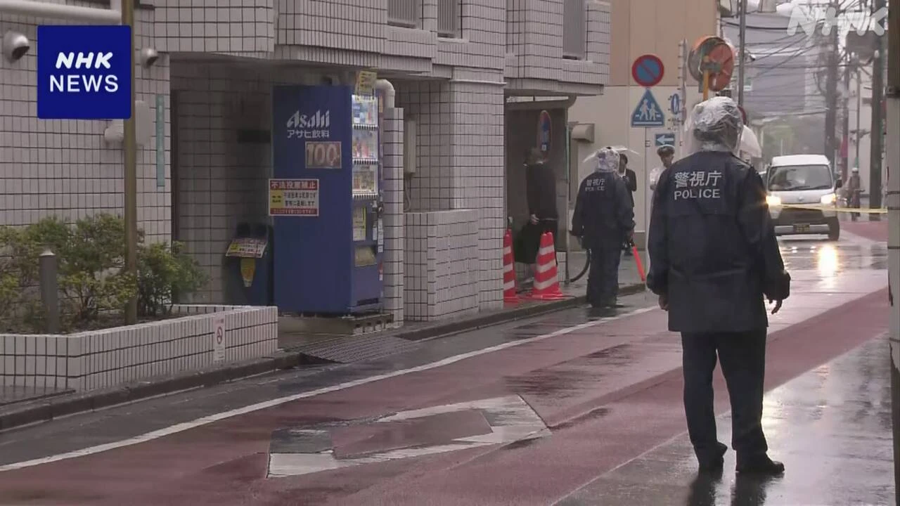 高齢女性が刃物で切りつけられ軽いけが 男を逮捕 東京 中野