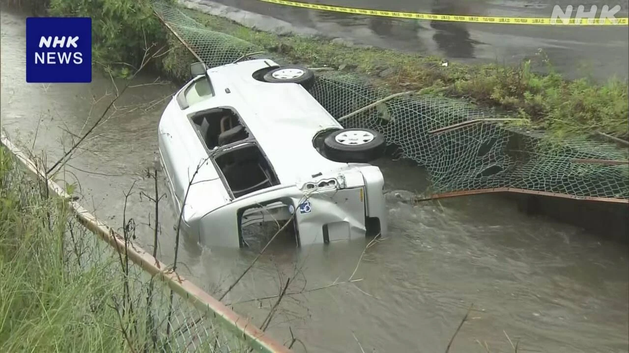 病院患者の送迎車とトラックが衝突事故 患者1人死亡 埼玉 越谷