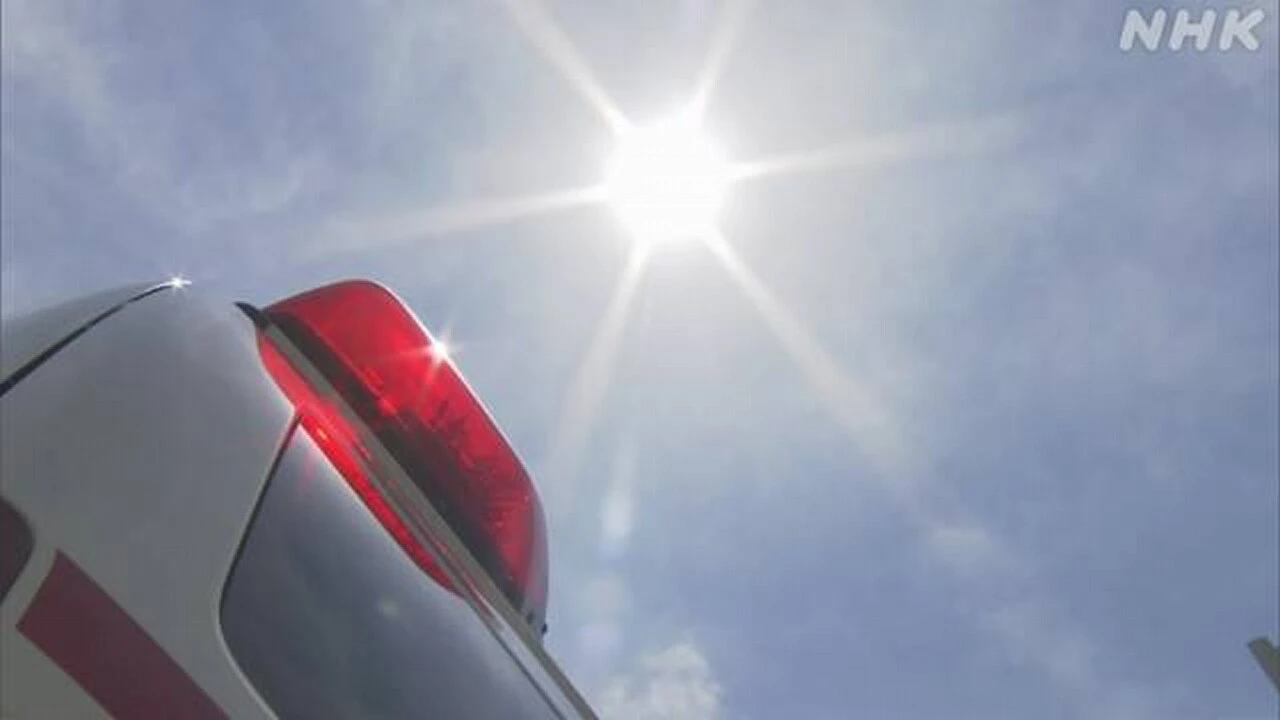 6月の熱中症救急搬送 過去最多に 1万7000人余 去年の2倍以上