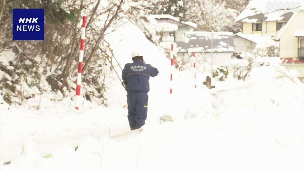 福島 喜多方 住宅にクマ入り込む 住人は無事も警戒続く