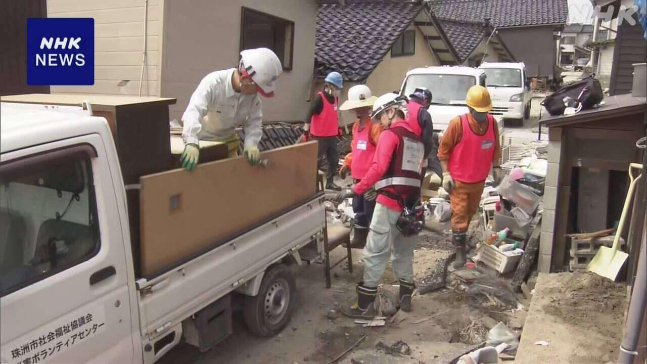 大型連休に被災地で活動したボランティア 延べ1万人超 石川