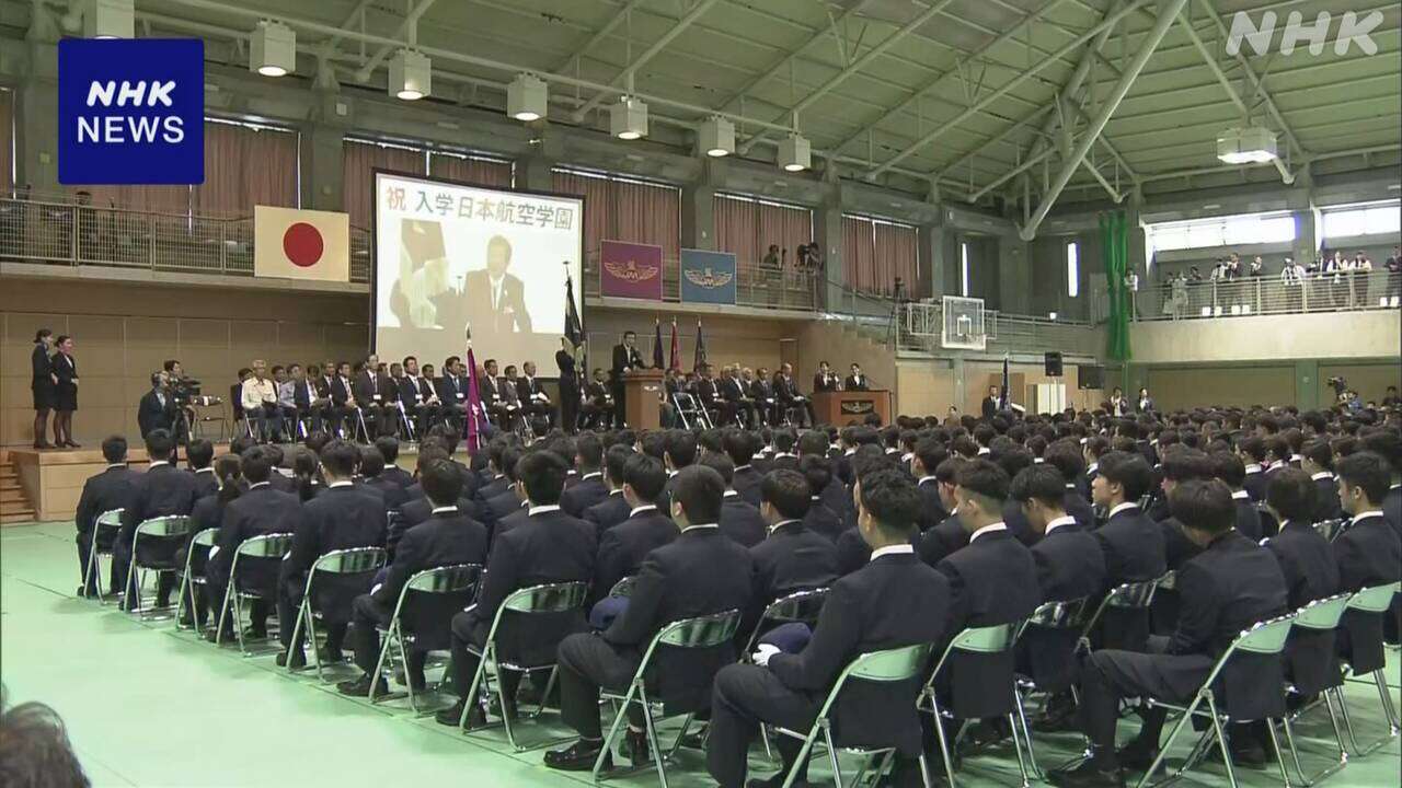 能登半島地震で被災 日本航空学園 移転先で1か月遅れの入学式