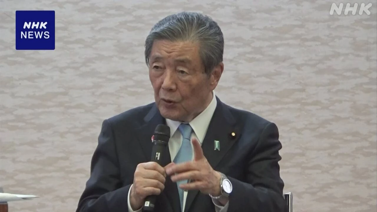 自民 森山幹事長 ガソリン税の暫定税率 年度内の廃止含め議論