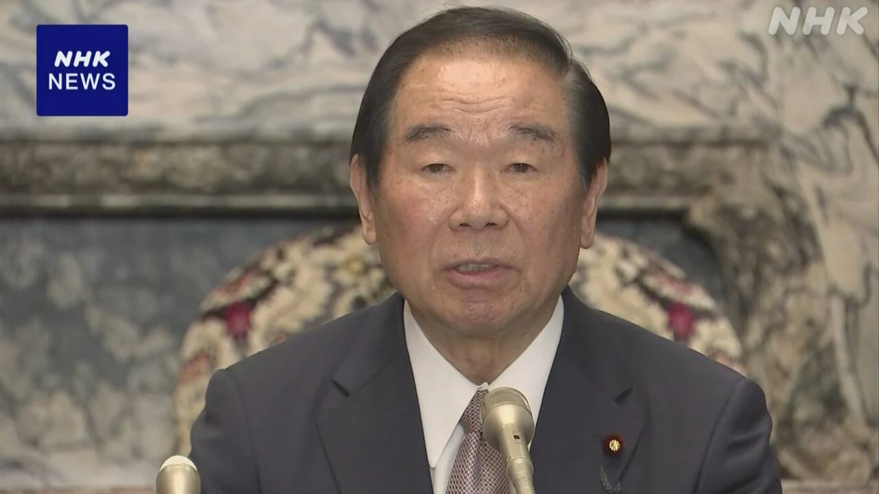 皇位継承 額賀衆院議長 “秋の臨時国会に向け各党と合意形成”