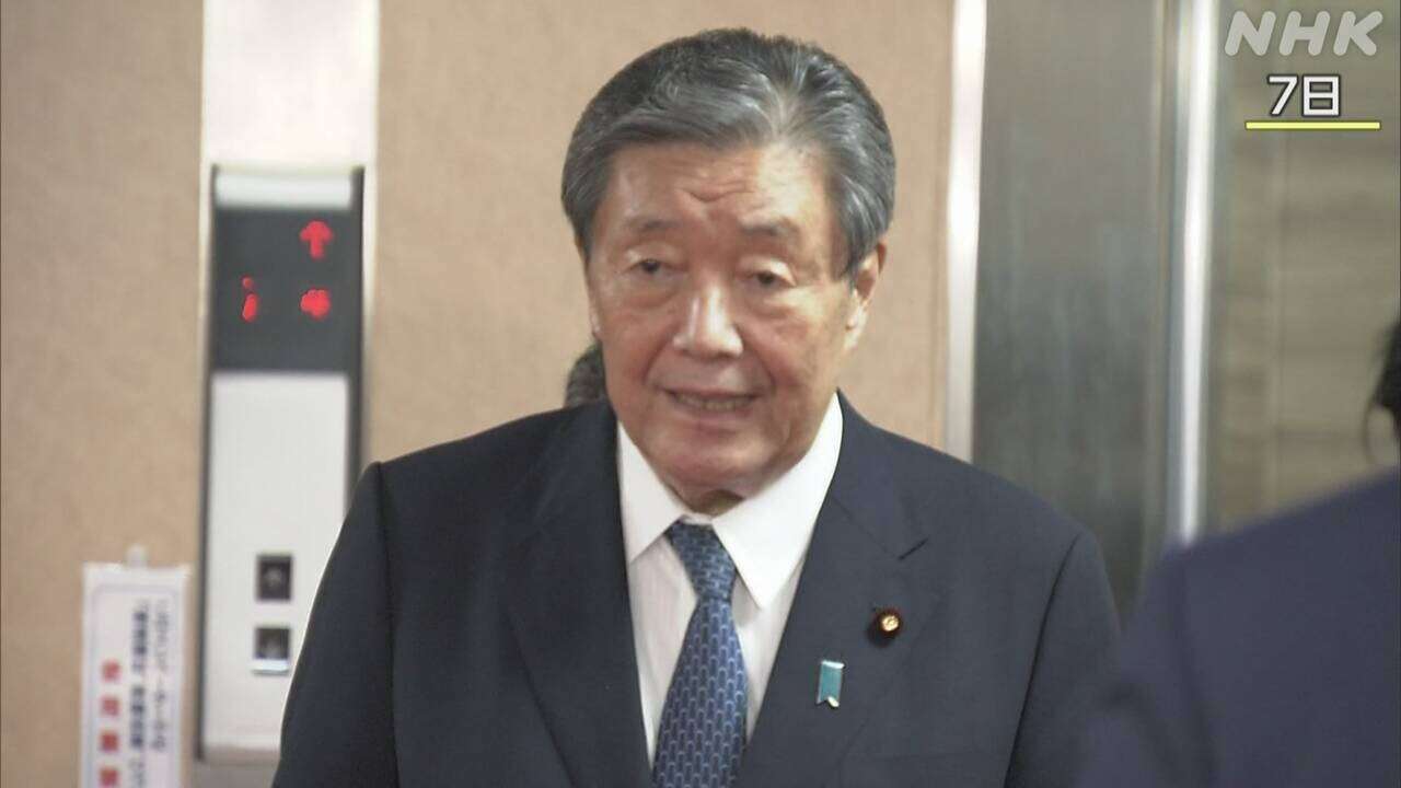 自民 県連幹部らが森山幹事長と面会 公認決定について要望