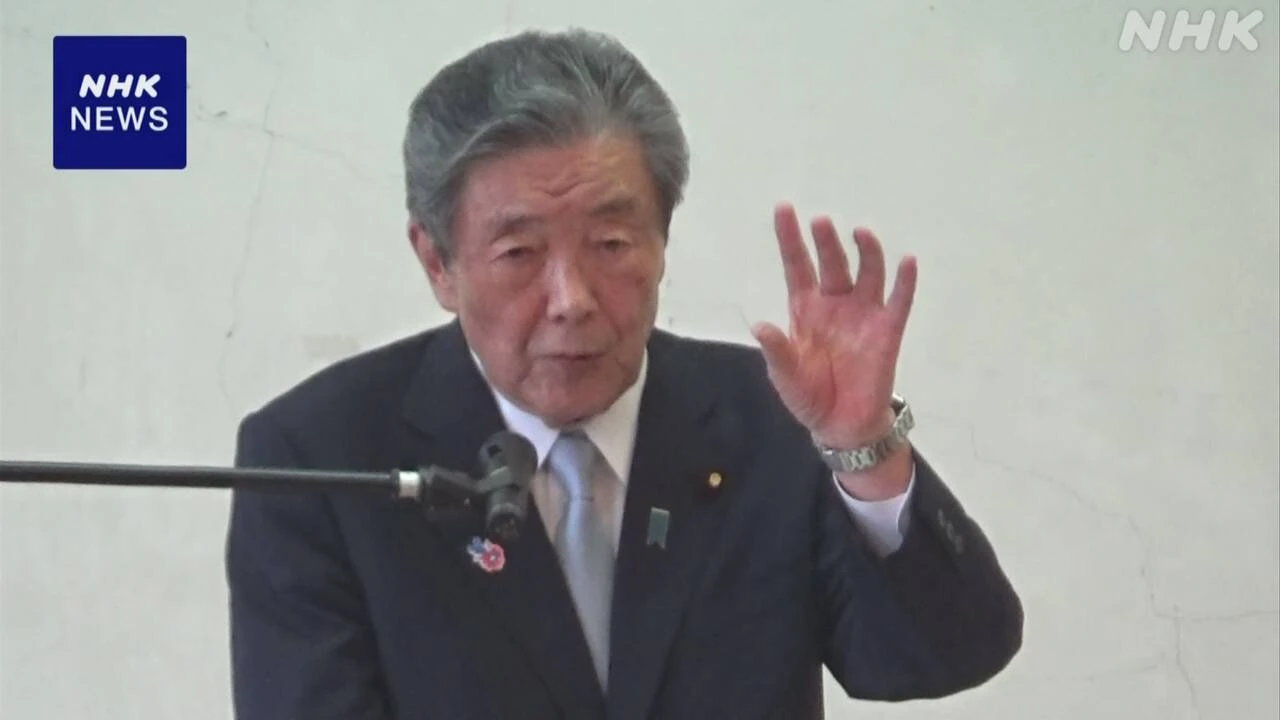自民 森山幹事長 消費税の扱い“政治生命をかけて対応”