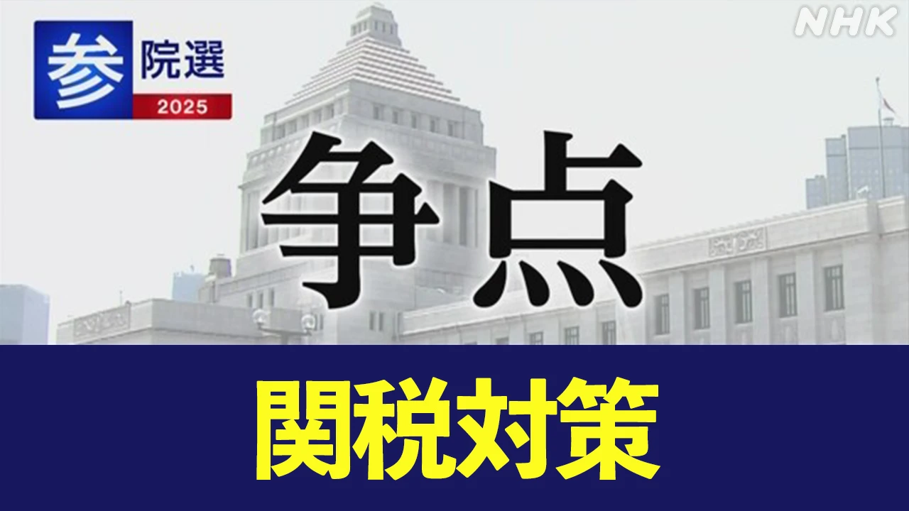 参院選 政党 政策アンケート 「関税対策」