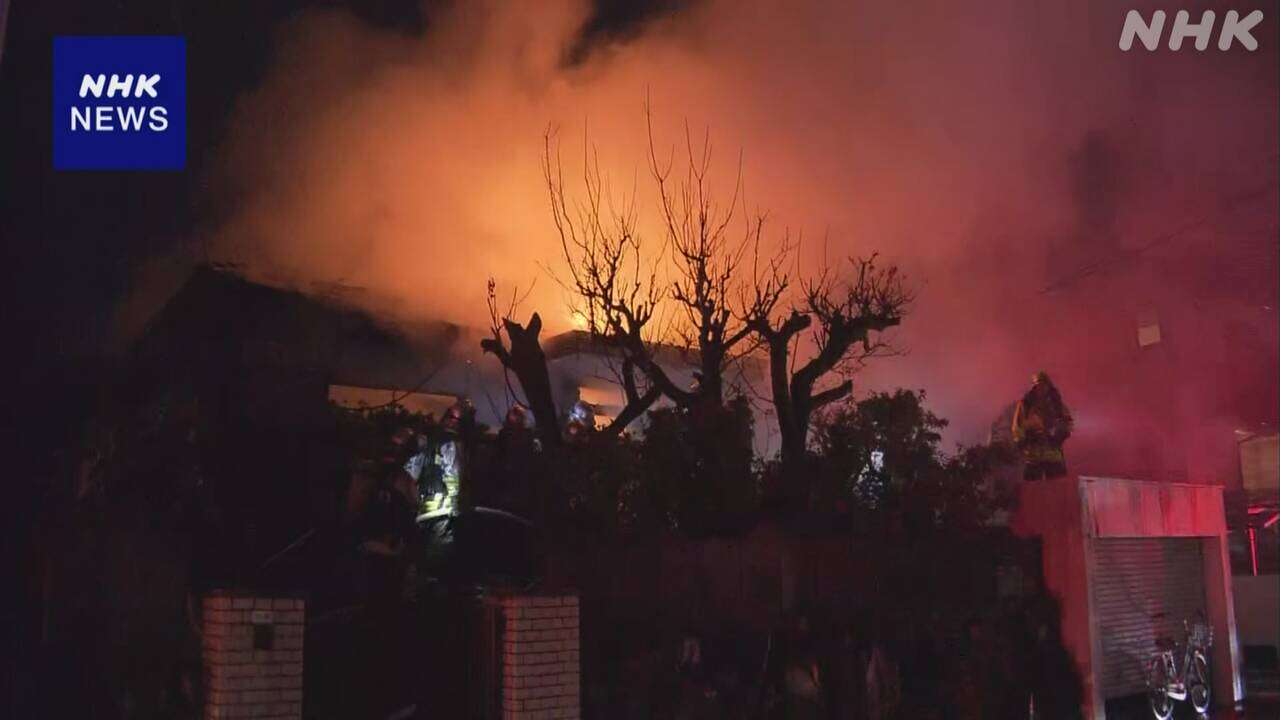 福岡 城南区 住宅で火事 2人死亡 住人の2人と連絡取れず