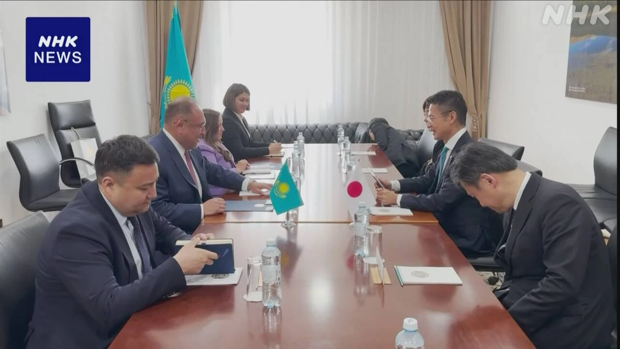 広島 湯崎知事 カザフスタンで核兵器廃絶に向け協力呼びかけ