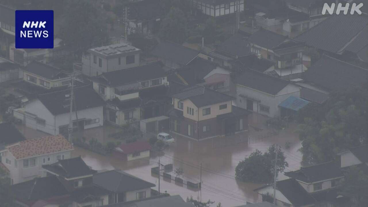 山形 秋田の記録的大雨 浸水被害の住宅 さらに増えるおそれ