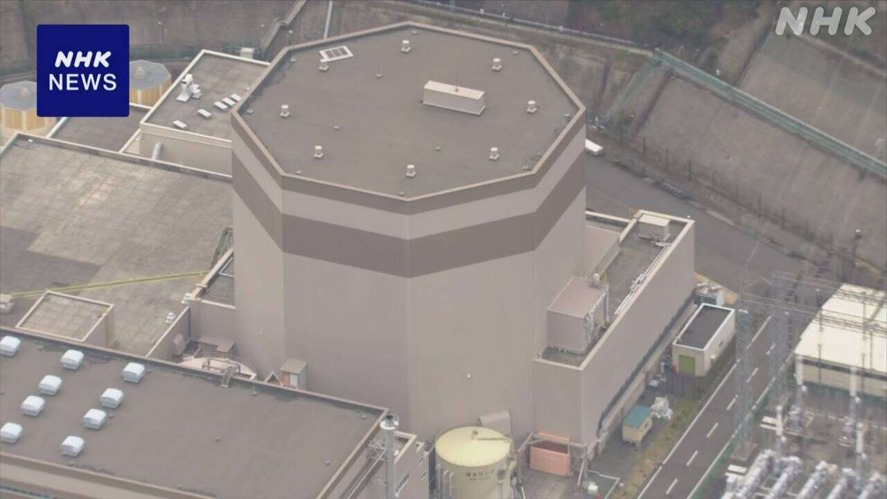 敦賀原発2号機 きょう審査会合 再稼働について結論示す見通し