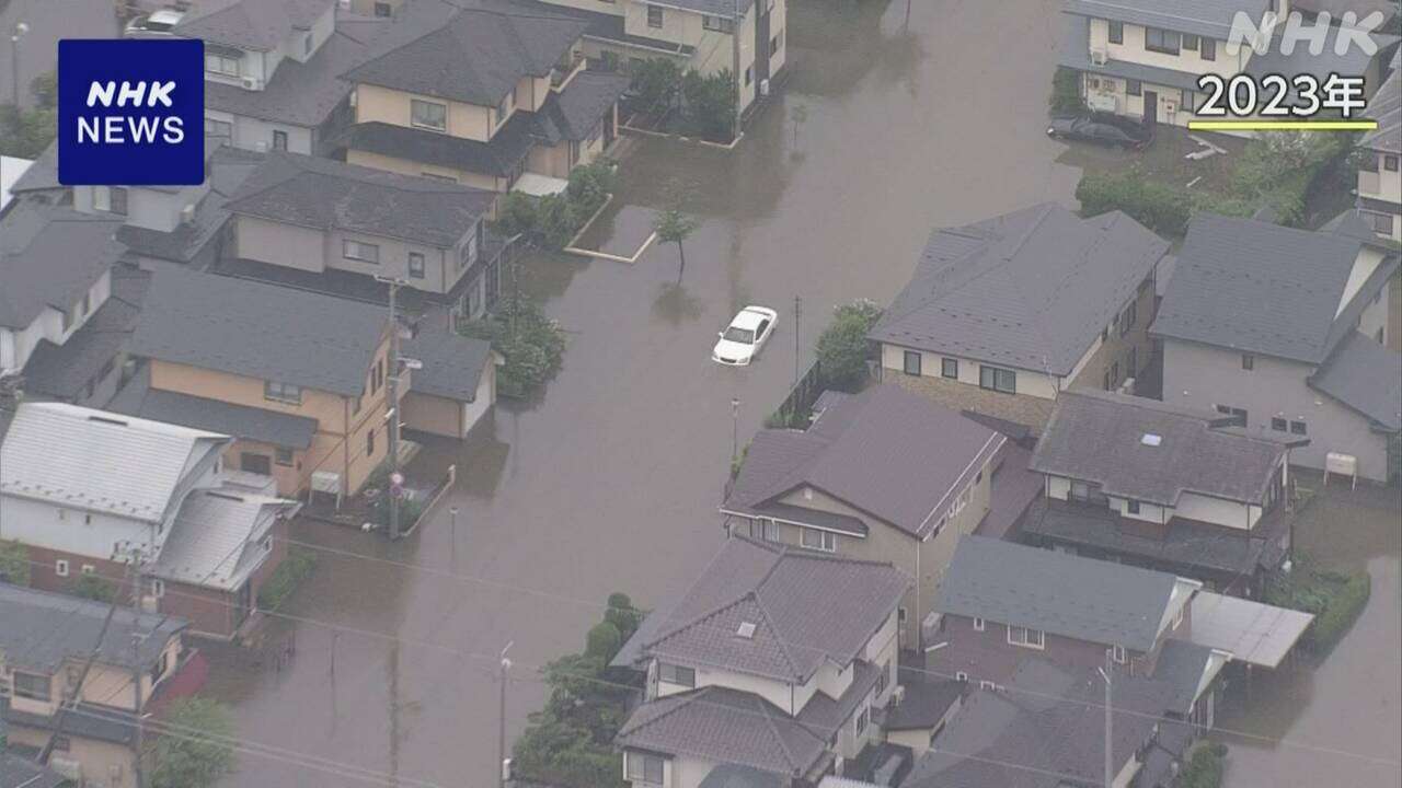 秋田 去年7月の記録的大雨 2人を災害関連死認定へ向け調整