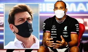 Lewis Hamilton delivers Mercedes contract update and shuts down George Russell question