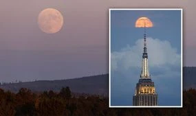 Why is the Moon red tonight? Bizarre phenomenon is seen across the US - 'insane red'