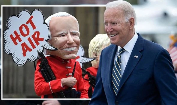 'Practice what you preach!' Biden uses FIVE planes and 85 cars to get to climate talks