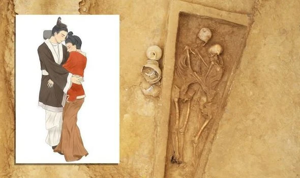 Archaeologists heartbroken by 'eternal lovers' locked in dying embrace 1,500 years ago