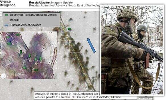 Russia’s ‘costly offensive’ dealt a blow as satellite images show 'destroyed' elite unit