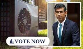 POLL: Should Rishi Sunak scrap 'immoral' heat pump scheme?