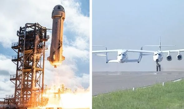 Blue Origin: How Jeff Bezos space launch is different to Richard Branson's Virgin Galactic