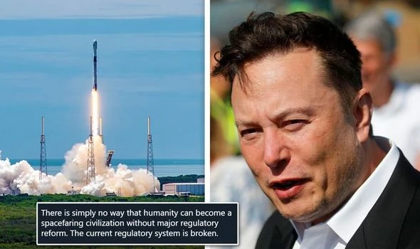 Elon Musk fury as rogue aircraft scrubs SpaceX launch at last second 'System is broken'