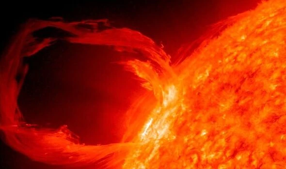 NASA warning as 'cannibal' solar storms 'takes aim at Earth' after huge eruption from Sun
