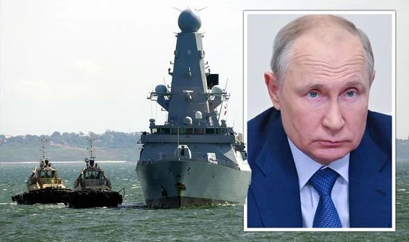 World War 3 warning: Russia threatens to BOMB UK ships - Putin official sparks alarm bells